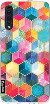 Casetastic Samsung Galaxy A50 (2019) Hoesje - Softcover Hoesje met Design - Bohemian Honeycomb Print