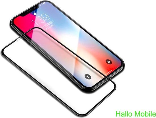 bescherm glas Full Cover Screenprotector geschikt voor Iphone XSmax/11proMax Full Cover 5D extra sterk glas bescherming geschikt voor iPhone XSMax-11proMax