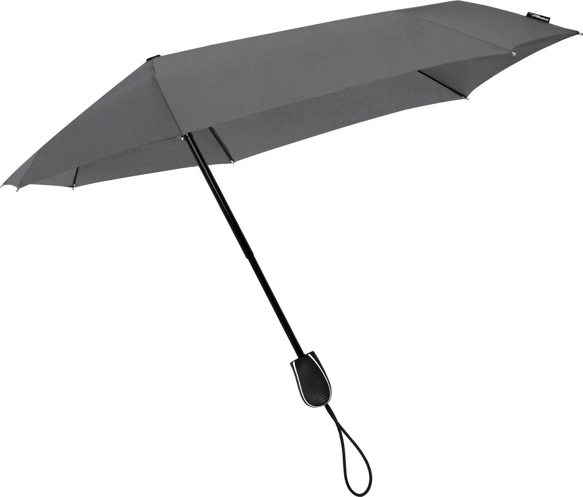 Stormparaplu - Antistorm paraplu - STORMini Aerodynamische opvouwbare stormparaplu Grijs - handopening - Grijs