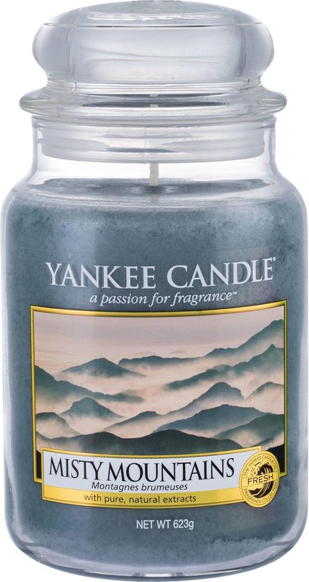 Yankee Candle - Misty Mountains Candle ( hory v mlze ) - Vonná svíčka -  623.0g | bol.com