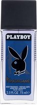 Playboy King Of The Game Deodorant In Glass 75 Ml