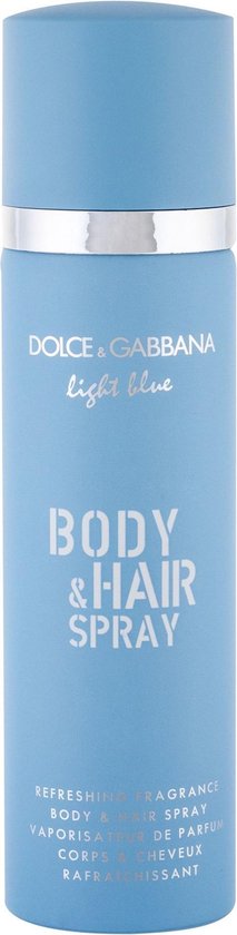 light blue body spray