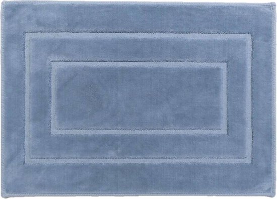 schild deze Inloggegevens Ikado Badmat katoen blauw, antislip 70 x 120 cm | bol.com