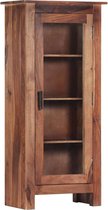Hoge kast 50x30x110 cm massief sheeshamhout