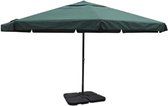 Parasol met draagbare voet aluminium (groen)