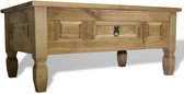 Salontafel Mexicaans grenenhout Corona-stijl 100x60x45 cm