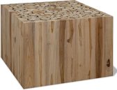 Salontafel 50x50x35 cm echt teakhout