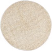 Vloerkleed shaggy hoogpolig 67 cm beige