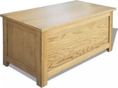 Opbergkist 90x45x45 cm massief eikenhout