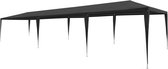 Partytent - PE dak en stalen frame - Grijs - 3 x 9 x 2,55 m - UV en Waterbestendig