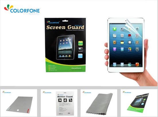 Colorfone iPad Air en Air 2  Screenprotector - (9.7'') Clear