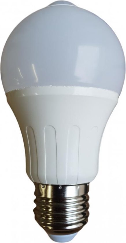 Demon Play Doorzichtig kanaal E27 LED lamp | gloeilamp A60 met IR bewegingssensor | 12W=100W |  daglichtwit 6500K | bol.com