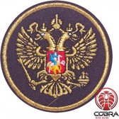 Russian Federation Crest geborduurde patch embleem | Strijkpatch embleemes | Military Airsoft