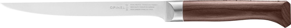 Opinel Les Forgés 1890 fileermes - 18cm - RVS/Beukenhout - Giftdoos