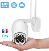 1080P 320°/90° PTZ WiFi Draadloze IP Camera Auto Tracking 4X Zoom 2MP Cloud-SD-kaart Bewegingsdetectie Audio CCTV Camera