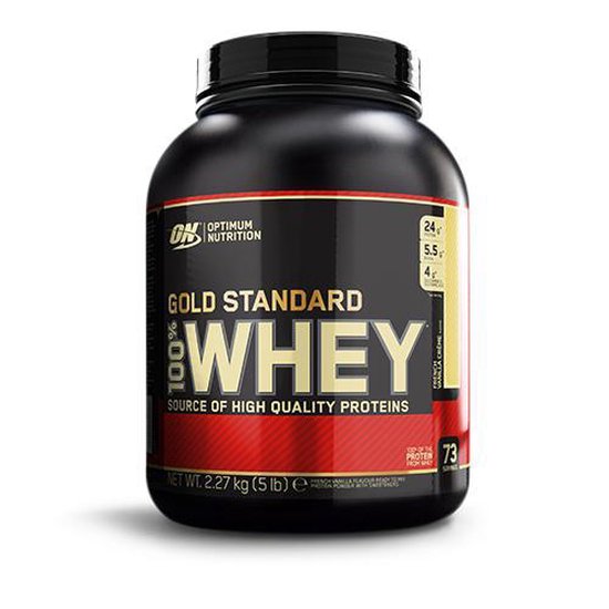 Optimum Nutrition - Gold Standard 100% Whey Protein - French Vanilla - 2270 g (71 shakes)
