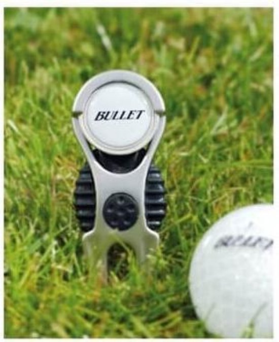 Bullet - Pitchfork - met marker - golfaccessoires - golf - golfballen - Cadeau van Bullet — afbeelding 4
