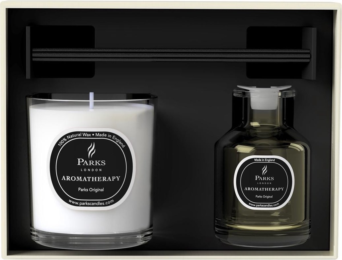 Parks London VINTAGE AROMATHERAPY Diffuser en Geurkaars No4