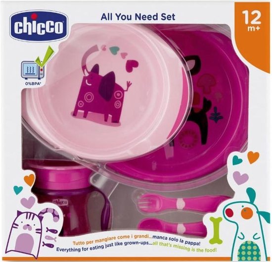 Chicco All You Need 12m+ Pink Set 5 Pieces 2019 van Chicco — afbeelding 4