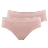 MAGIC Bodyfashion Bamboo Trendy Hipster (2-Pack) Rose Vrouwen - Maat L