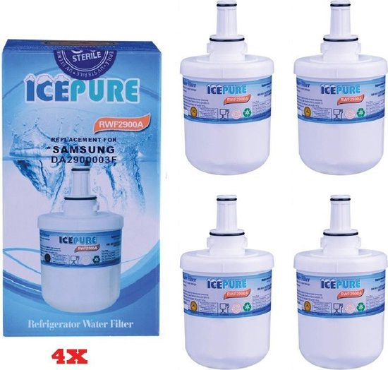 4x Filtre à eau Samsung DA29-00003F d'Icepure | bol.com