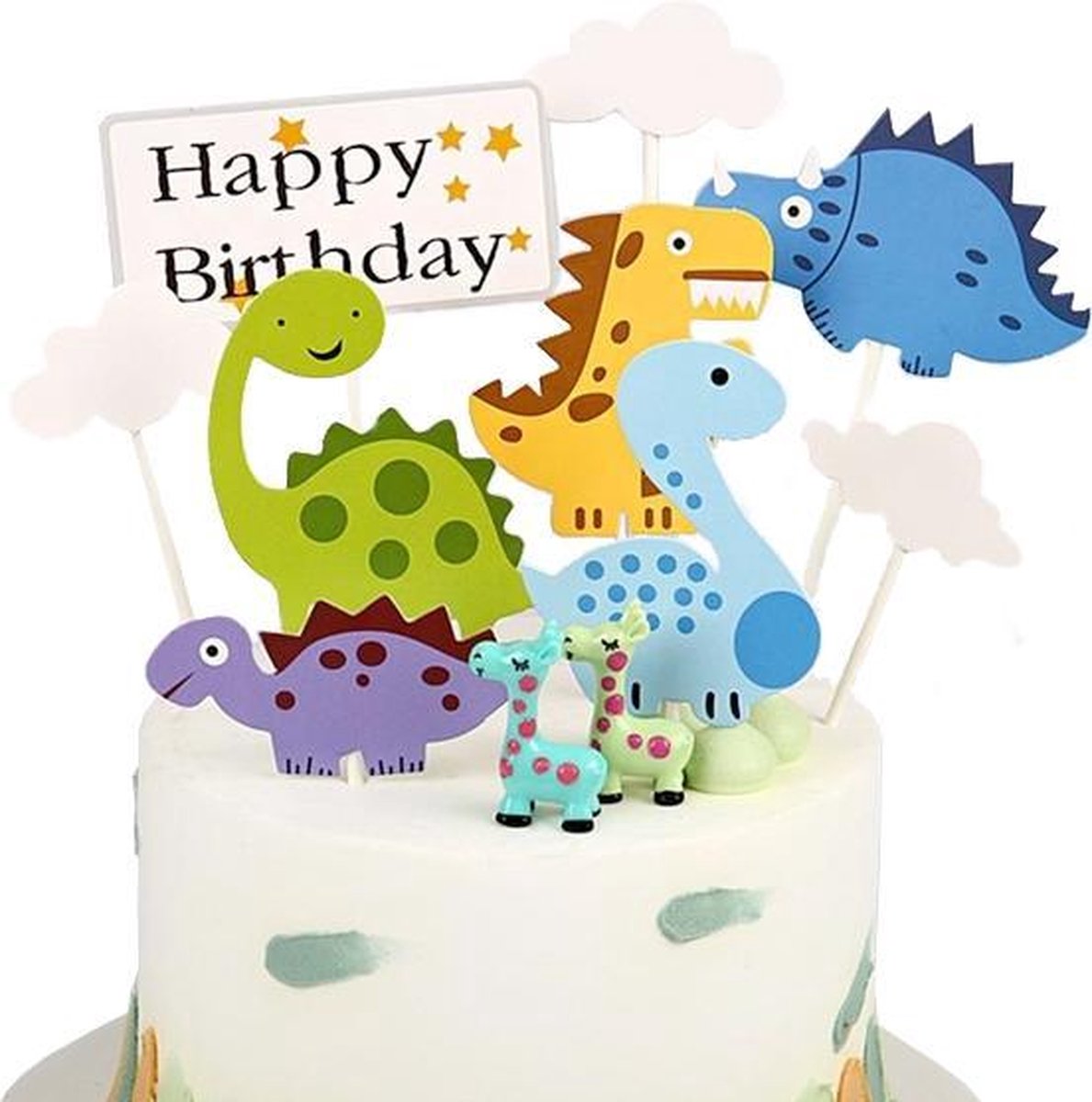 11 Pièces Decoration Gateau Dinosaure,Dinosaure Gâteau Topper,Decoration  Anniversaire Dinosaure,Cake Topper Dinosaure,Jungle Gâteau Décoration pour