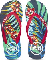 JACK&JONES JWFPRINT TROPICAL PACK FLIP FLOP Heren Slippers - Maat 46 47