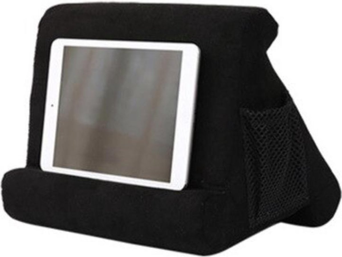 WiseGoods - Premium Tablet Kussen - Tablet Houder - Lapdesk - Bookseat - Pillow - iPad Kussen - Pad - Schootkussen - Zwart