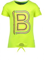 B.Nosy Meisjes T-shirt - Safety yellow - Maat 92