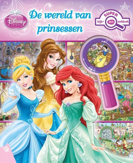 9781450886741 - Disney Prinses - Kijk- en Zoekboek met vergrootglas