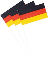Vlaggetjes Duitsland van papier 100 stuks