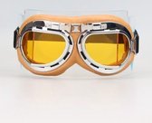 CRG Crème pilotenbril | Geel glas
