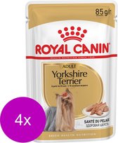 Royal Canin Bhn Yorkshire Terrier Adult Pouch - Nourriture pour chiens - 4 x 12 x 85g
