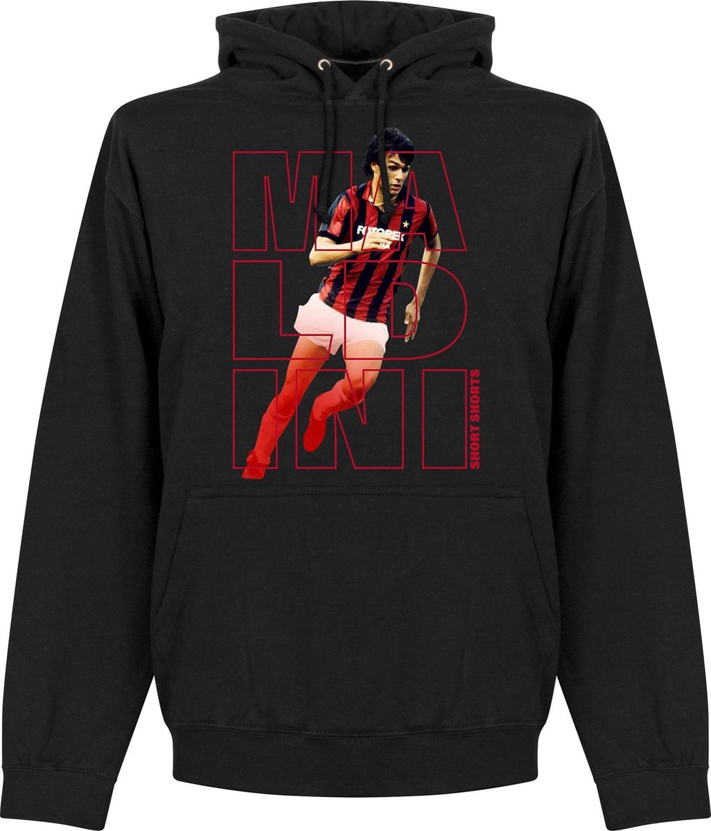 Maldini Short Shorts Hoodie - Zwart - XXL