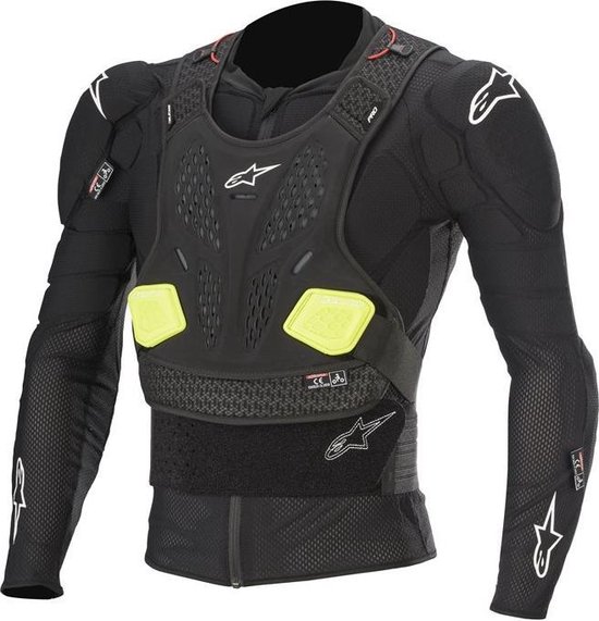 ALPINESTARS BIONIC PRO V2 PROTECTION BLACK YELLOW FLUO TEXTILE