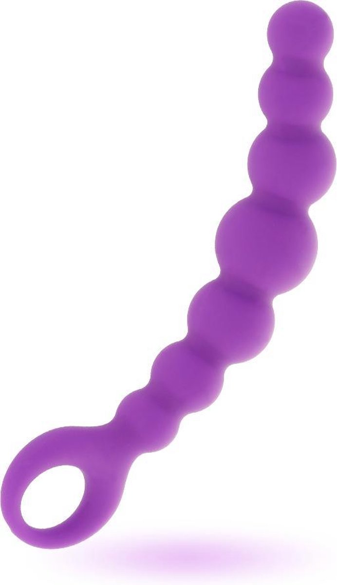 Intense toys - anale kralen - vrij van parabenen - paars - 18.5cm - max / sex / erotiek toys