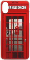 ADEL Kunststof Back Cover Hardcase Hoesje Geschikt voor iPhone XR - Londen Telefooncel