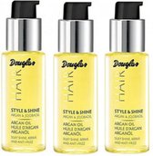 3x Douglas Hair Style & Silky Shine Repair and Andti Frizz 50ml