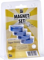 MagPaint | Magnetset | Blauw | 37mm | Set van 4 | Super Strong