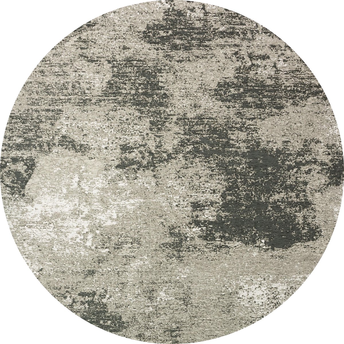 Rond Vintage vloerkleed - Grunge - Tapijten Woonkamer - Ruskeala - 280 ø