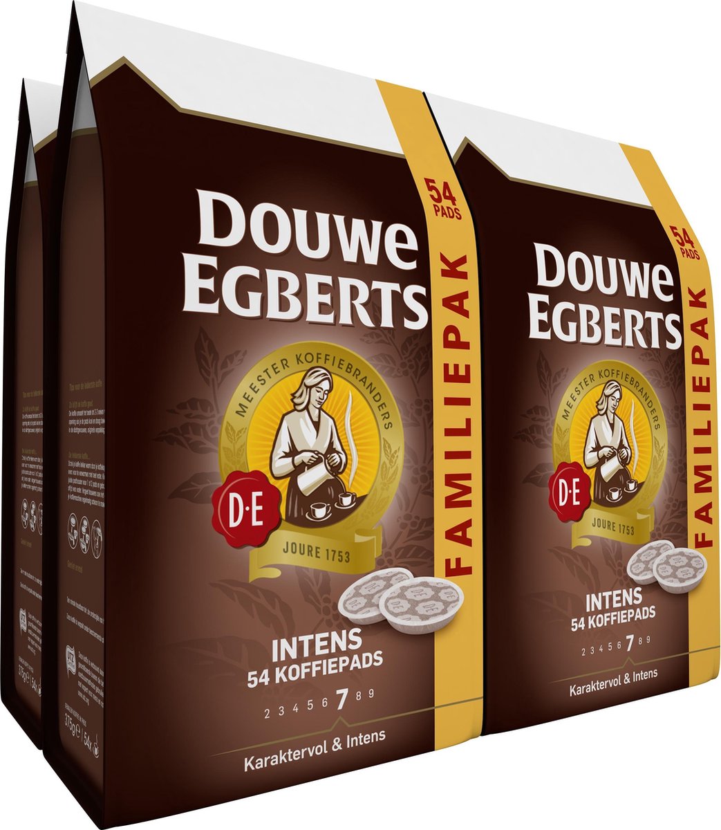 Douwe Egberts Intens Koffiepads - 4 x 54 pads - Douwe Egberts