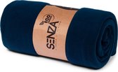 SENZA RPET plaid - fleece deken - Eco Friendly - Blauw - 150 x 130 CM