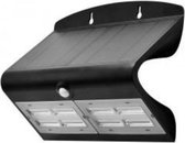 Johannes - Moderne Buiten wandlamp met bewegingssensor - Aluminium - Zwart