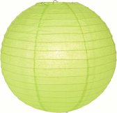5 x Lampion licht groen (kleur 2) 25 cm