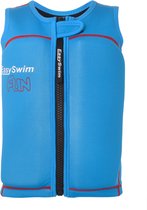 EasySwim Fun - Zwemvest/Drijfvest kind - Blauw - Maat M : 17-23 kg - UPF50+ Zonbescherming – Drijfpak/Drijfhulpmiddel