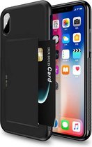 Dux Ducis - iPhone XS Max hoesje - Pocard Series - Back Cover - Zwart