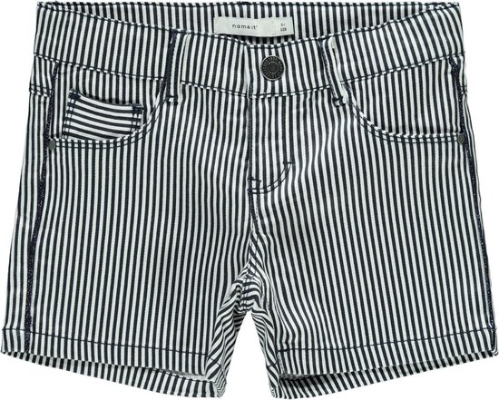 Name It Salli Twibattina Stripe Broek - Meisjes - donker blauw/wit | bol.com