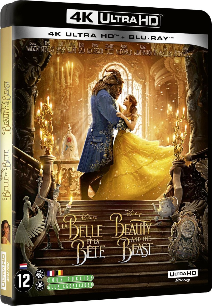 Beauty and the Beast (4K Ultra HD & 2D Blu-ray) (Import zonder NL)-