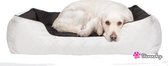 Hondenbed Indira wit zwart 120cm