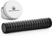 Brute Strength - Super sterke magneten - Rond - 8 x 2 mm - 20 Stuks | Zwart